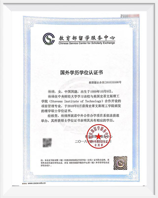 中央财经大学中外合作-项目管理理学硕士-认证报告