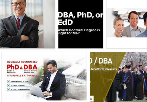 DBA工商管理博士 和Ph.D哲学博士